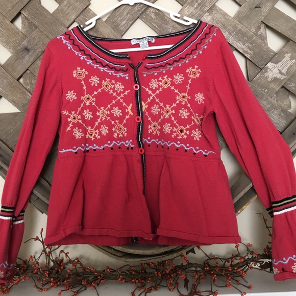 Red sweater