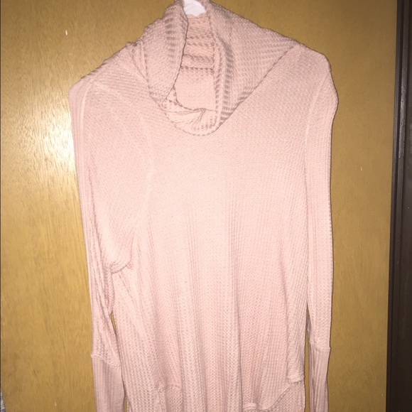 Free people light pink sweater