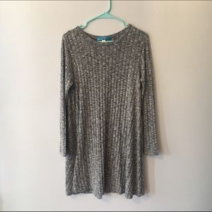 Long sleeve sweater dress, runs long