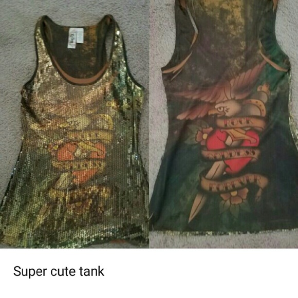 Sequins tank