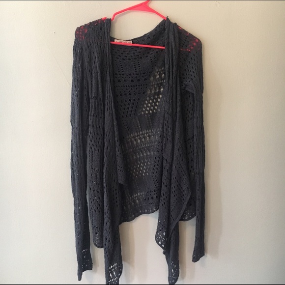 Woven sweater with hood