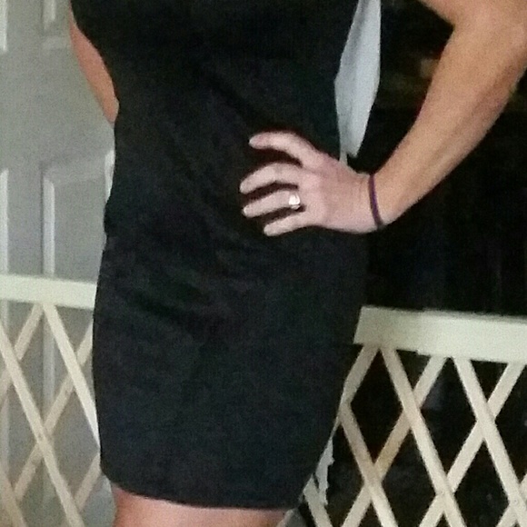 Nice mini dress. Front is all  black. Bow in back - Picture 3 of 4