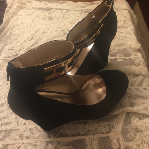 Black Embellished Heels