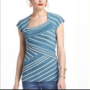 Anthropologie Slanted Layers Tee by Postmark