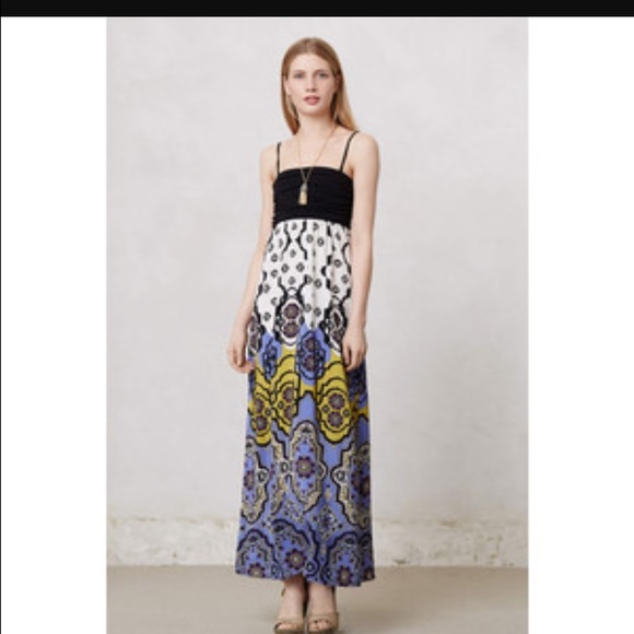 Anthropologie 'Mendocino' Maxi Dress by Lilka. XS