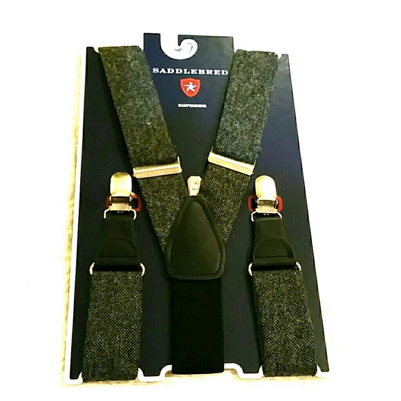 Tweed suspenders