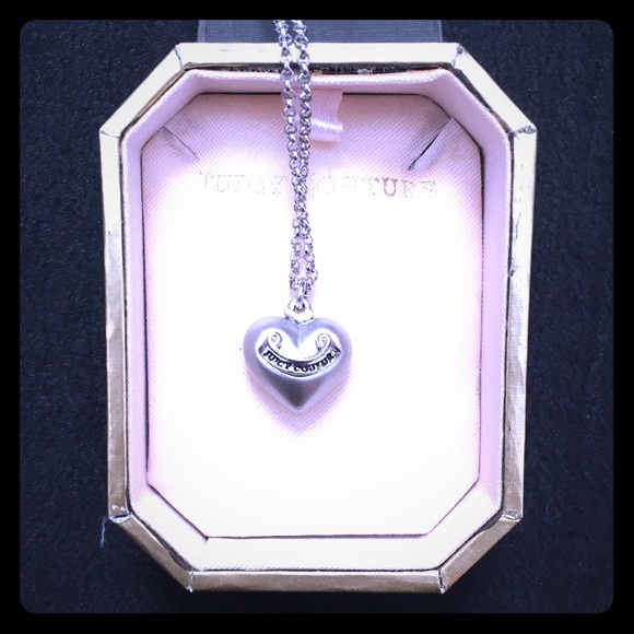 JUICY COUTURE 💟 Silver Heart Charm Necklace 💟