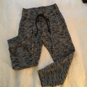 Joggers, black and white/gray! Never worn