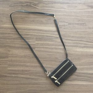 Hobo Black Leather Crossbody