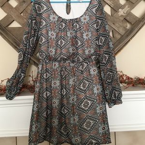 Tribal print dress