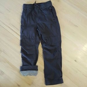 Boys cargo style jersey lined GAP pants