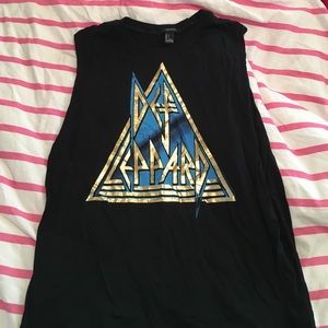 Forever 21 Def Leppard shirt