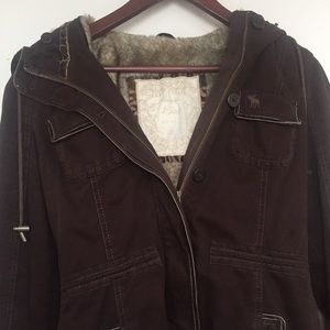 ‼️Price Drop‼️ Abercrombie & Fitch Faux-fur Jacket