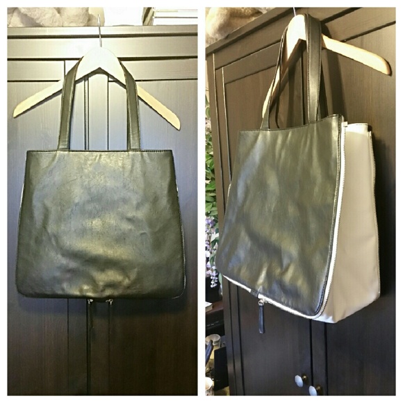 Adjustable faux leather tote - Picture 1 of 4