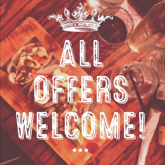 Reasonable offers welcomed!