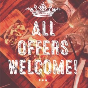 Reasonable offers welcomed!