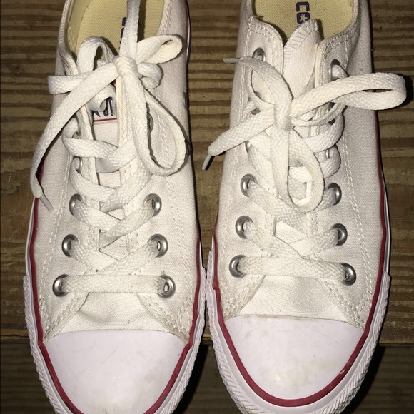 Women's white converse
