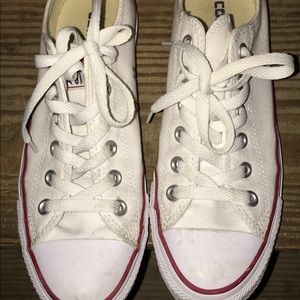 Women's white converse