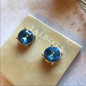 NWT Tabolts Blue/Gold Earring