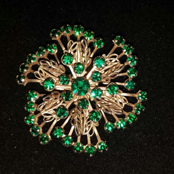 Original Mid Century Intricate Swirl Brooch - Picture 1 of 4