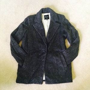 Madewell Brushweave Cocoon Coat