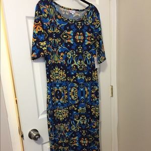 BNWT LuLaRoe Julia dress size L