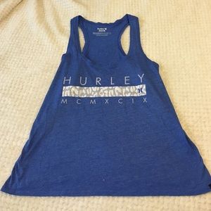 Hurley racer back tank top