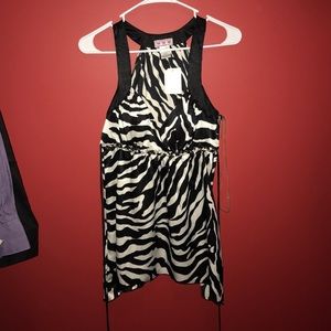 Zebra dress shirt new with tags