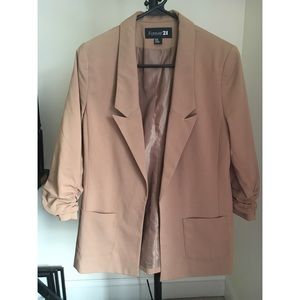 F21 Camel Colored Blazer