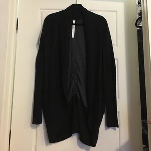 LuLu Lemon Cardigan, Black, Size 6