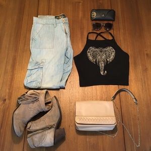 Lucky Brand Cargo Denim Pants