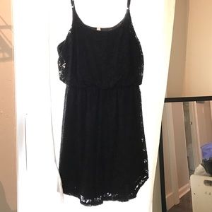 Black xhilaration dress