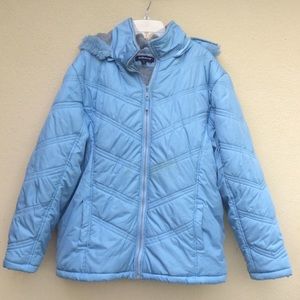 DOLLHOUSE hooded chunky jacket