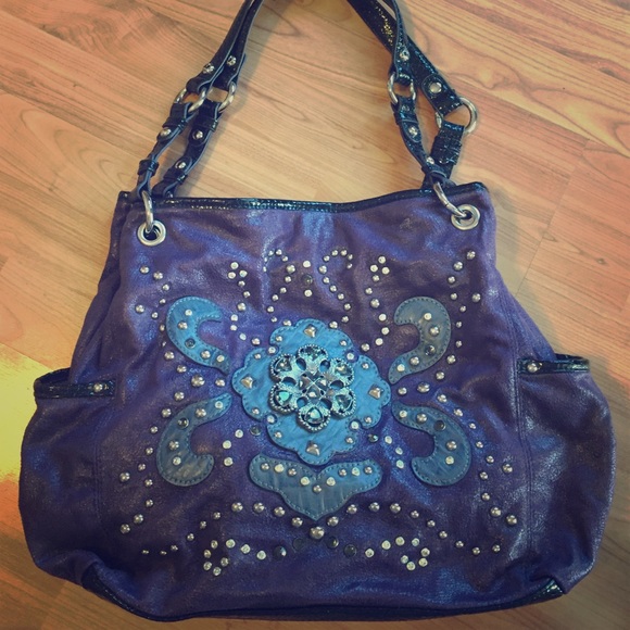 Kathy Van Zeeland Handbags - Stunning Kathy Van Zeeland Embellished Tote