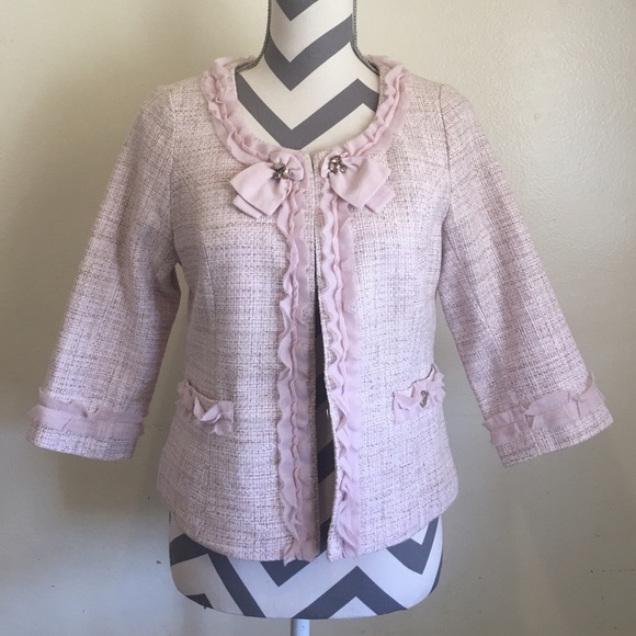 3/4 sleeve, collarless, jacket. Brand new no tag - Picture 1 of 4