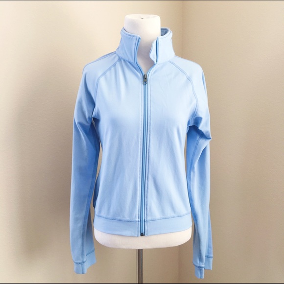 Blue Lululemon Athletica Zip Up Track Jacket - 8