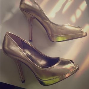BCBGirls Gold Heels