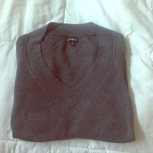Express V-Neck LS Sweater