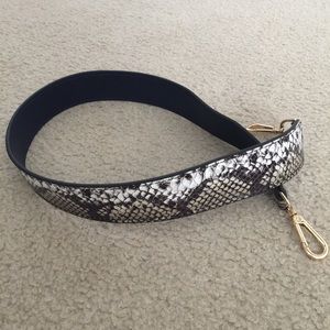 snakeskin purse strap