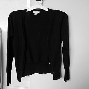 Basic black cardigan