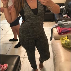 Workout long body suit