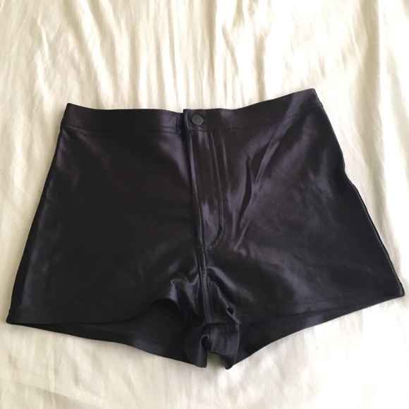 American Apparel Shorts American Apparel Disco Shorts Black Size L