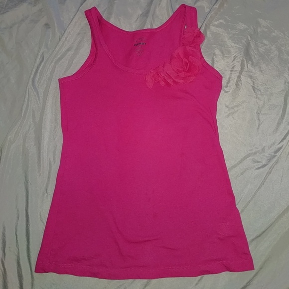 Old navy pink flower tank