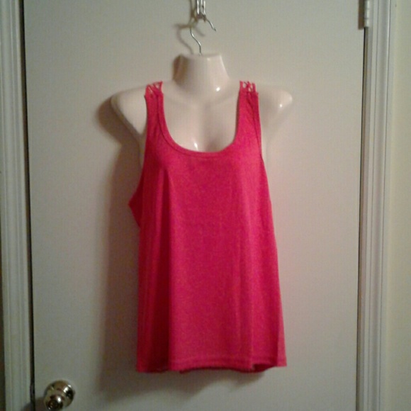 Rose color pink tank top