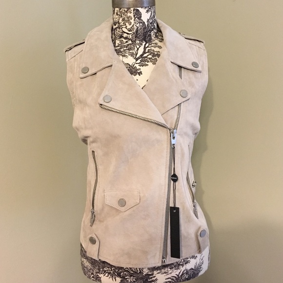 BLANK suede vest