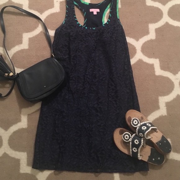 Navy Lace Lilly Pulitzer XS