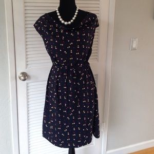 Tommy Hilfiger dress - navy with red, white and yellow dots