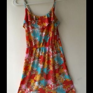 Women's floral print dress