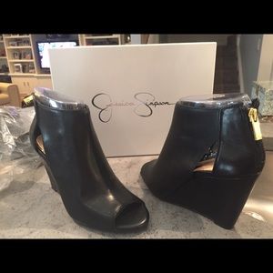 Jessica Simpson wedge booties