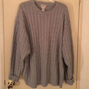Men's cable knit sweater